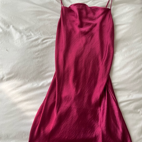 Satin Mini Dress - Picture 1 of 1